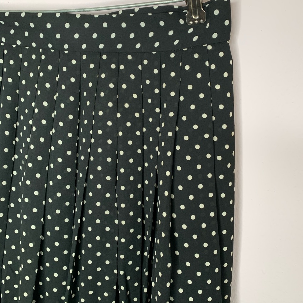 Vintage Pleated Polkadot Skirt - Picture 4 of 5